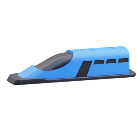 High Speed Train  3D Icon