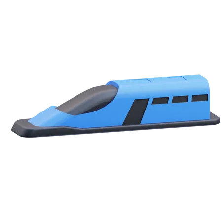 High Speed Train  3D Icon