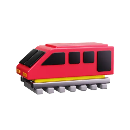 High Speed Train  3D Icon