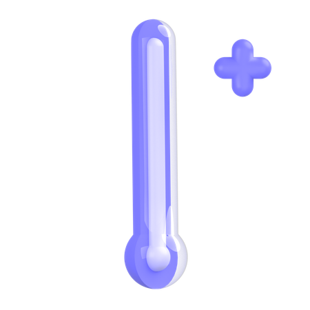 High Temperature  3D Icon