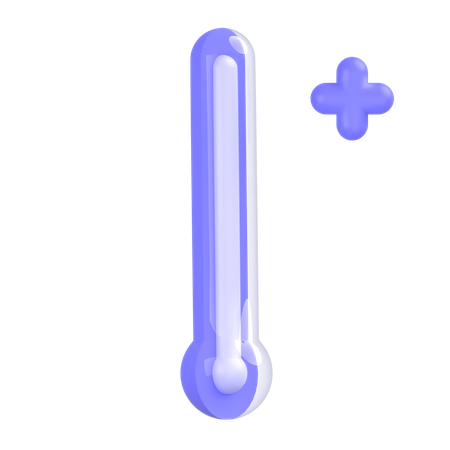 High Temperature  3D Icon