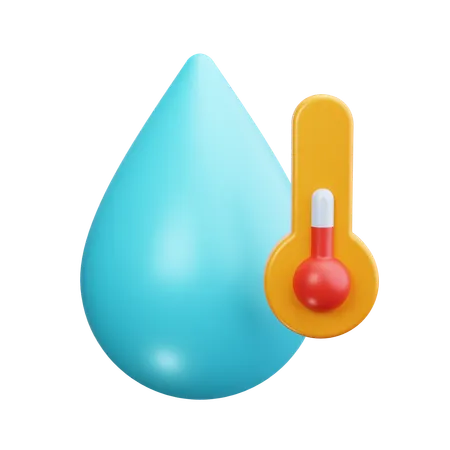 High Temperature  3D Icon