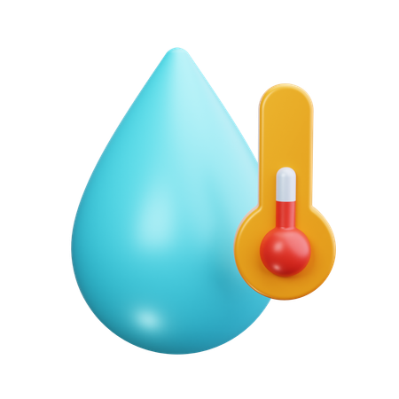 High Temperature  3D Icon
