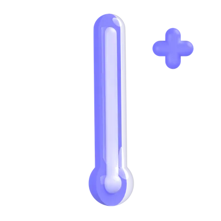 High Temperature  3D Icon
