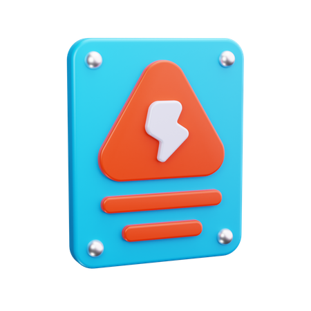 High Voltage  3D Icon