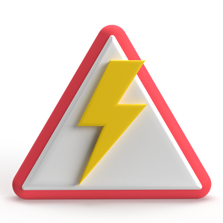 High Voltage  3D Icon