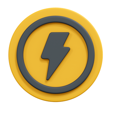 High voltage  3D Icon