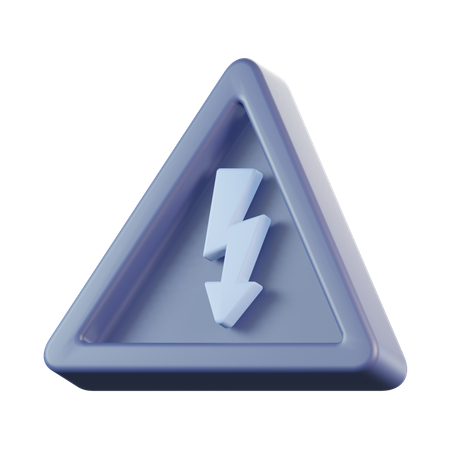 High Voltage  3D Icon