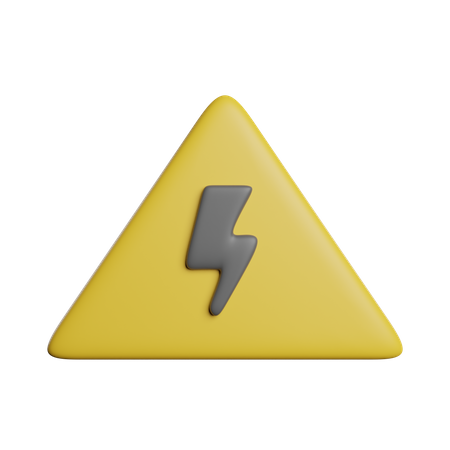 High Voltage  3D Icon