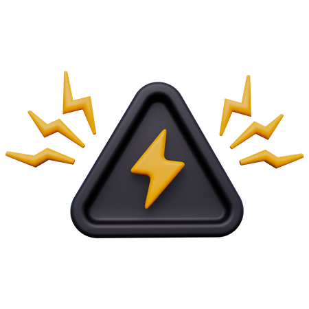 High Voltage  3D Icon