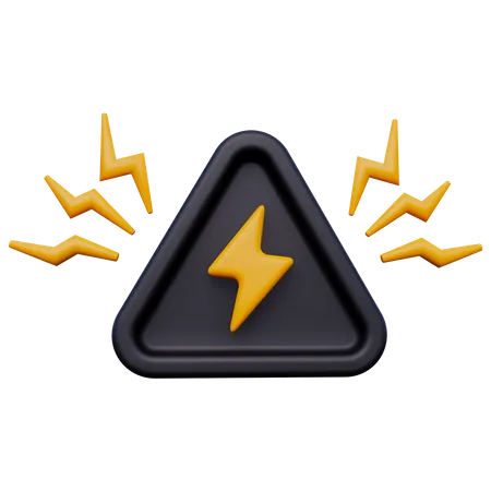 High Voltage  3D Icon