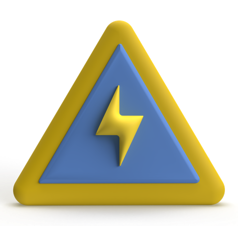 High Voltage  3D Icon