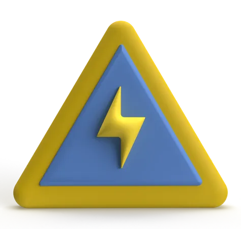 High Voltage  3D Icon