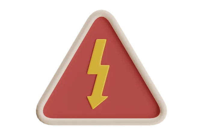 High Voltage  3D Icon