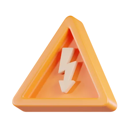 High Voltage  3D Icon