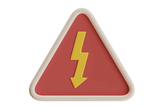 High Voltage  3D Icon