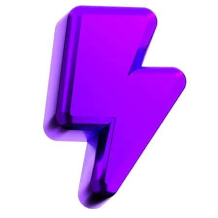 High Voltage Abstract Shape  3D Icon