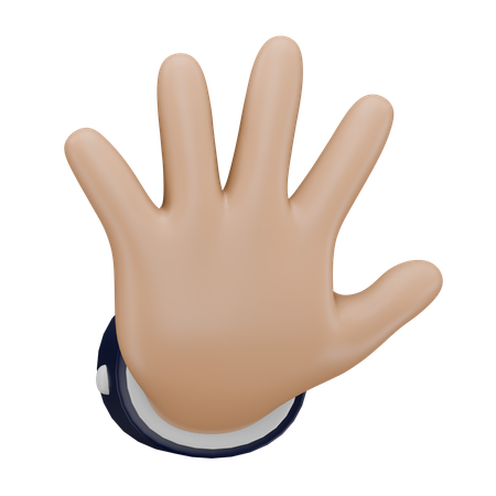 Gesto de mão HighFive  3D Icon