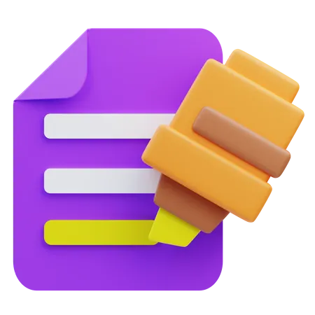 Highlighter  3D Icon