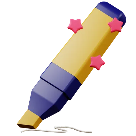 Highlighter  3D Icon