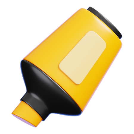 Highlighter Pen  3D Icon