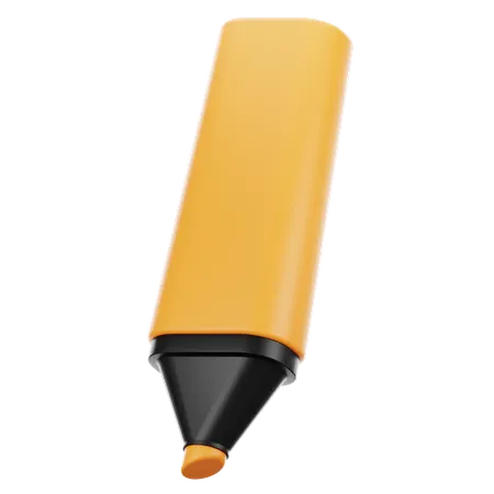 Highlighter Pen  3D Icon