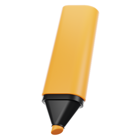 Highlighter Pen  3D Icon