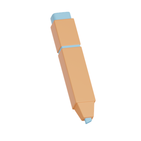 Highlighter Pen  3D Icon