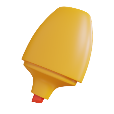 Highlighter Pen  3D Icon