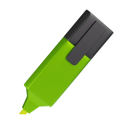 Highlighter Pen  3D Icon