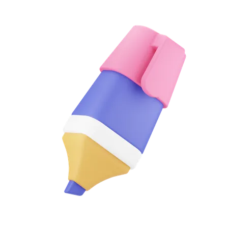 Highliter  3D Icon