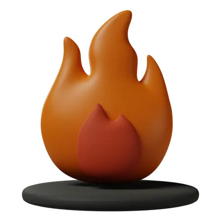 Highly Flammable  3D Icon