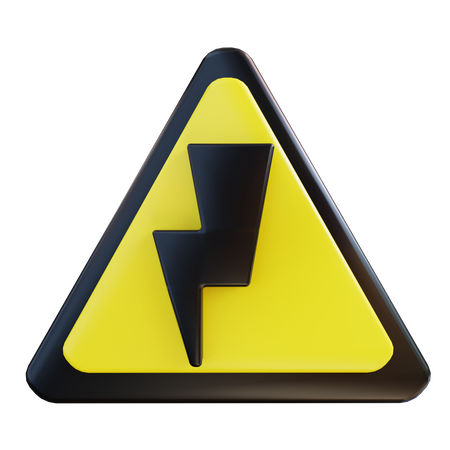 Hight Voltage  3D Icon