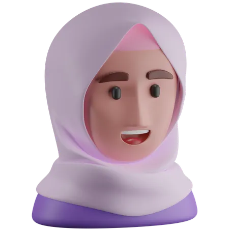 Hijab  3D Icon