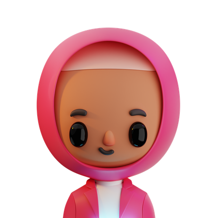 Hijab  3D Icon