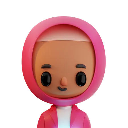 Hijab  3D Icon