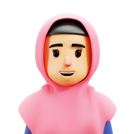 Hijab  3D Icon