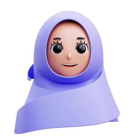 Hijab  3D Icon