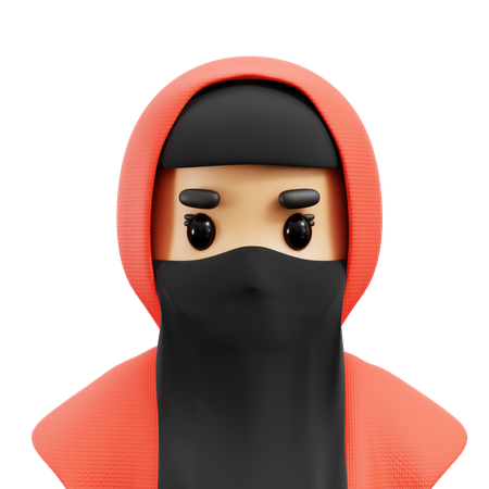 Hijab Cadar  3D Icon