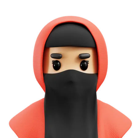 Hijab Cadar  3D Icon