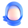 3d hijab girl