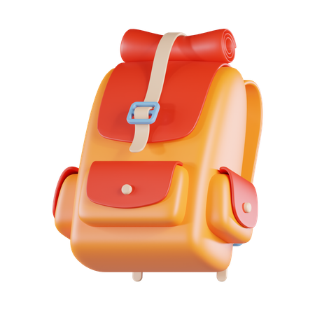 Hiking Bag  3D Icon