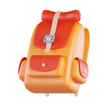 Hiking Bag  3D Icon