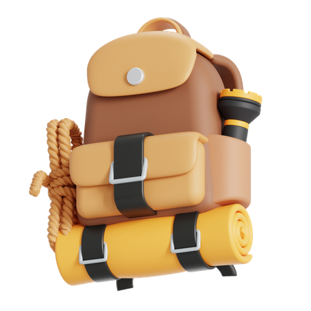 Hiking bag  3D Icon