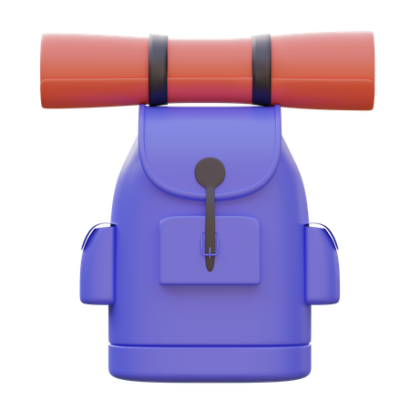 Hiking Bag  3D Icon