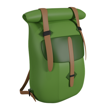 Hiking Bag  3D Illustration