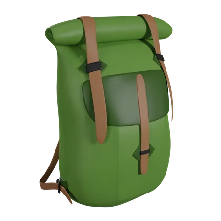 Hiking Bag  3D Illustration