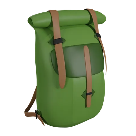 Hiking Bag 3D Illustration
