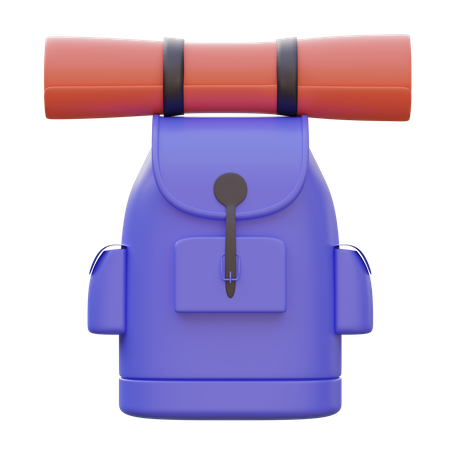 Hiking Bag  3D Icon