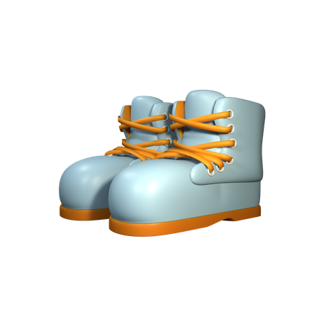 Hiking Boot  3D Icon